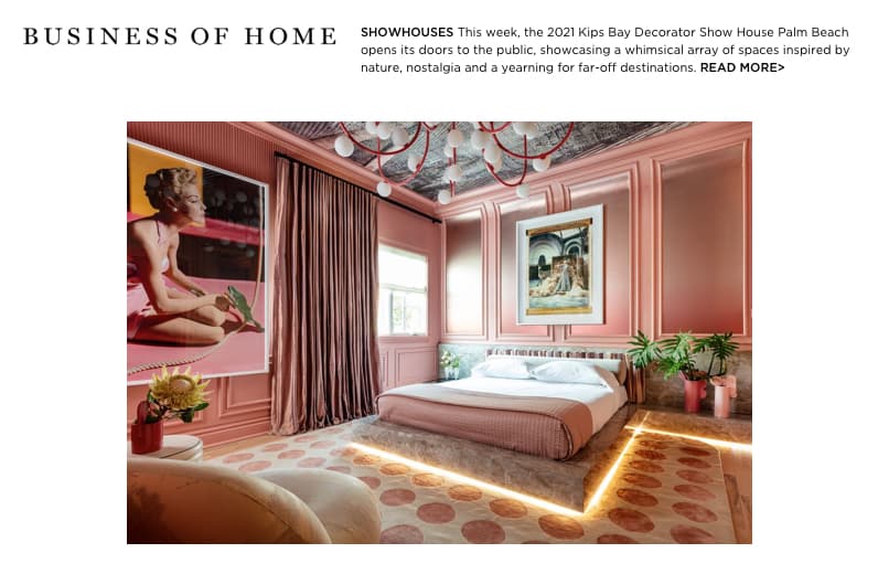 The Shade Store Featured in Business of Home April 2021